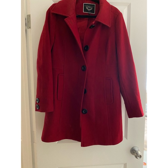 R&W Co. Brand Dark Red Dress Jacket - Picture 2 of 5